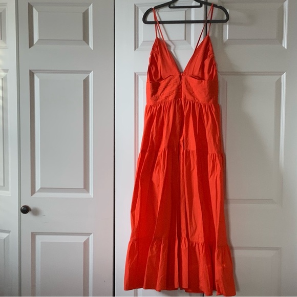 Ulla Johnson Phoebe Cutout Tiered Halter Midi Dress - Picture 6 of 13